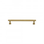 M Marcus Heritage Brass Partial Knurled Design Cabinet Pull with Rose 96mm Centre to Centre